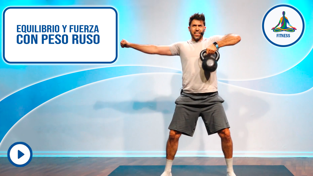 Equilibrio y fuerza con peso ruso